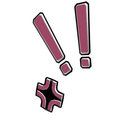 Anime Angry Sign - Pink