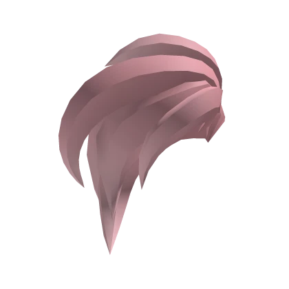 Pink Long Hair Tuft Bangs