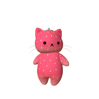 Mini Strawberry Cat Plushie
