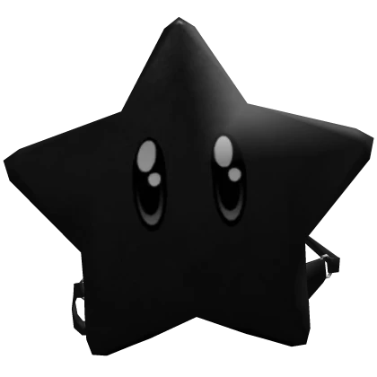 Star Backpack Black Cute One Strap Cosmic Y2K 1.0