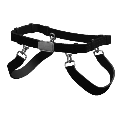 Black Techwear Suspenders