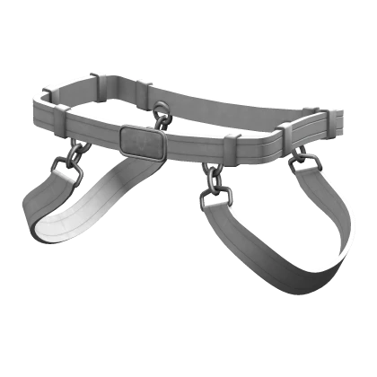 White Techwear Suspenders