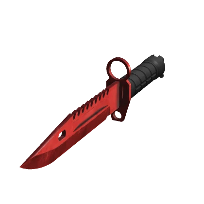 Red Combat Knife V1 (HAND)