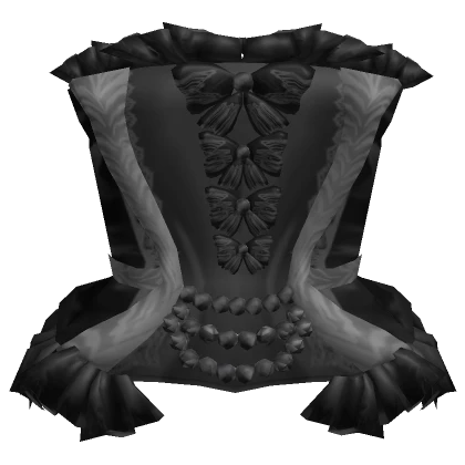 Hourglass Rococo corset in Black