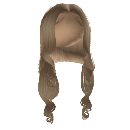 Middle Part W/ Curled Ends [Blonde]