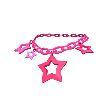 [𝟑.𝟬] pink stars necklace