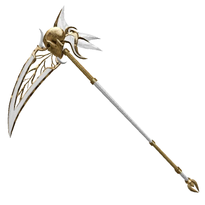 Golden Ivor Bone-Reaper Scythe