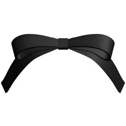 ♡ cutesy black ribbon hairbow