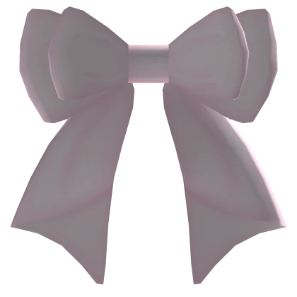 ♡ (HAIR) Pink Ruffled Satin Bow