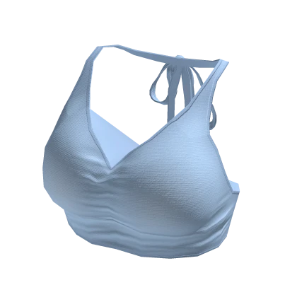 Cute Blue Halter Top