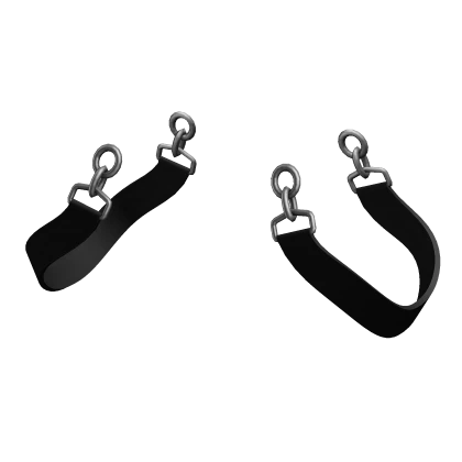 Black Techwear Suspenders