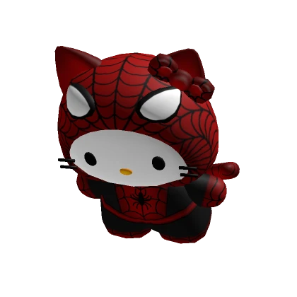 Holdable Spider Kitty Plushie