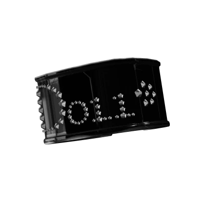 Designer Bangle Bracelet | Midnight Black