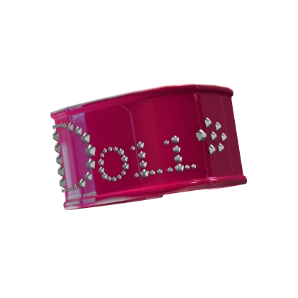 Designer Bangle Bracelet | Pink Punch 