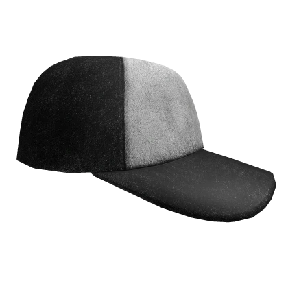 White Black Vintage Sideways Cap