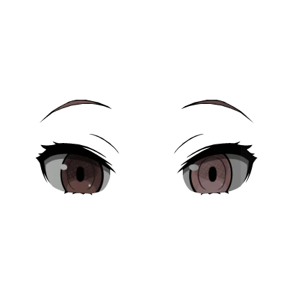 Neapolitan Brown Pink Eyes (3D Face Accessory)