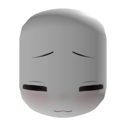 ୨୧﹒Cute Relaxed Closed Eyes : White