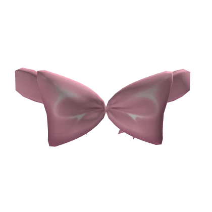💗3.0 Pink leather doll bow