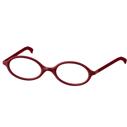 Y2K Geek Chic Glasses (Red)