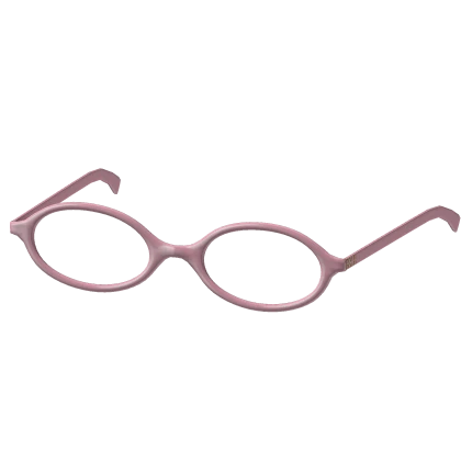 Y2K Geek Chic Glasses (Pink)