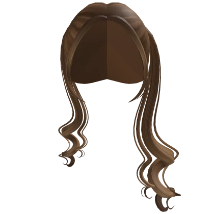 Cute Long Swirly Pigtails in Caramel V2