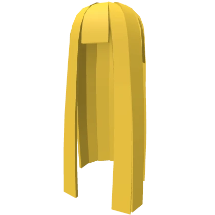 Simple Straight Long Noob Yellow Thin Hair