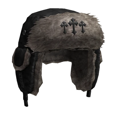 Triple Cross Brown Fur Ushanka