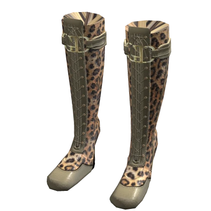 Supermodel 2000's Leopard Boots