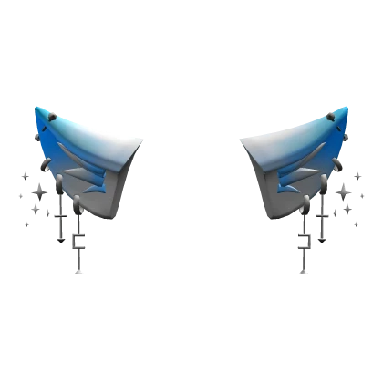 Stardust Cat Ears Blue With Piercings