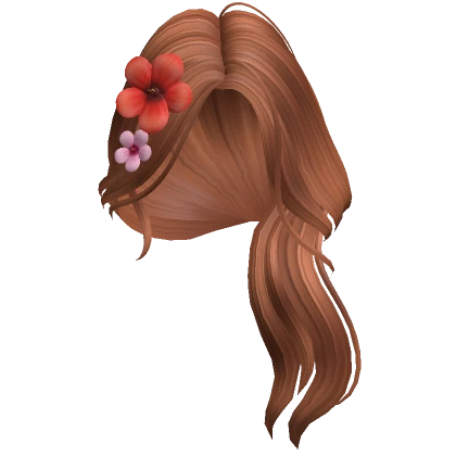 Mermaid Summer Tropical Flower Hair (Ginger)