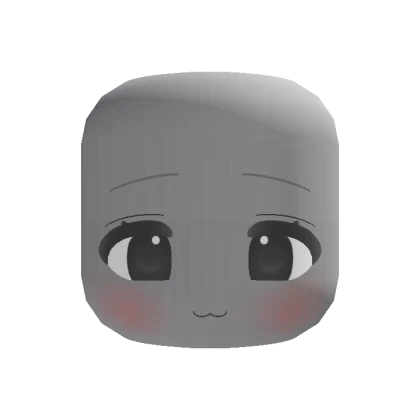 🍀Animated Cute Stare Face (Grey)