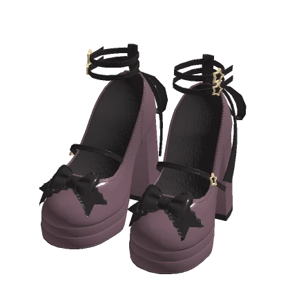 ♾️ Pastel goth doll platform shoes