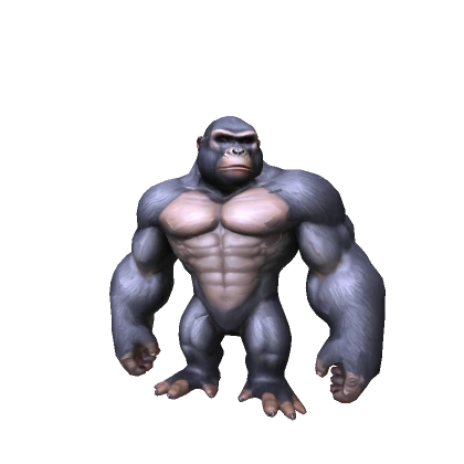 Buff King Kong Gorilla 🙉 Funny Meme Troll Costume