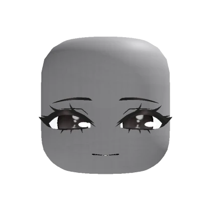 Cute Sleepy Chibi Face - Brown