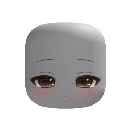 cutest sleepy kawaii chibi face (recolorable)