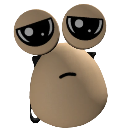 Pou Backpack Sad Baby Gloomy Poo Y2K One Strap 1.0