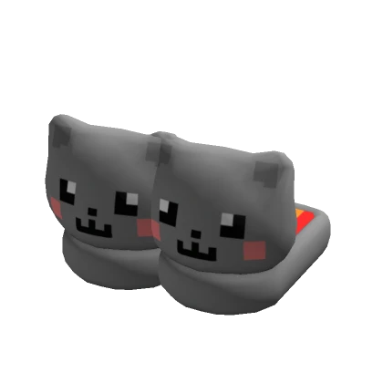 ♡ rainbow nyan slippers