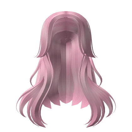 Long Pretty Supermodel Hair Pink