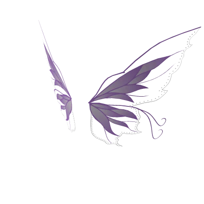 Purple Butterfly Fairy Wings