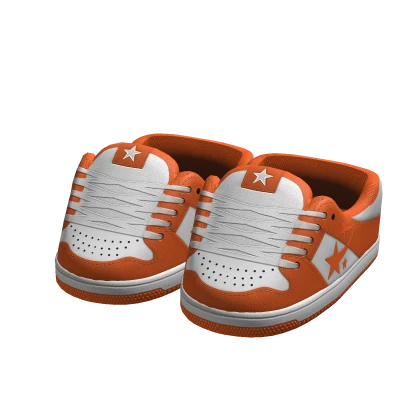 Low Orange Star Sneaker 3