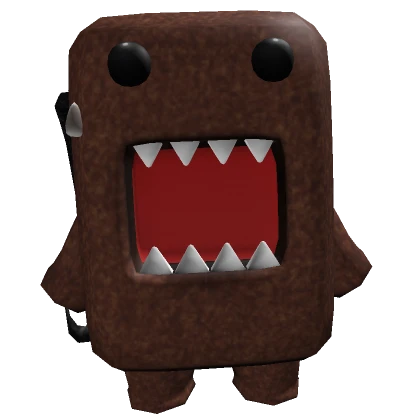 Domo Beast Bear Backpack One Strap Brown Y2K 1.0