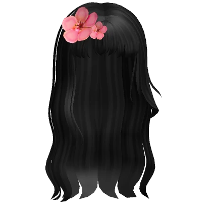 Tropical Flower Bangs Hair