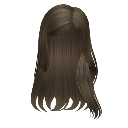 Long Adorable Cute Kpop Sidepart Doll Light Brown