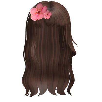 Tropical Flower Bangs Hair