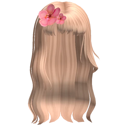 Tropical Flower Bangs Hair