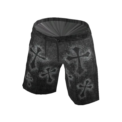 Black y2k shorts