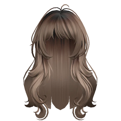 Anime Cute Wavy Hairstyle(Brown Ombre)