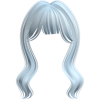 Cute Mystique Long Soft Bangs (Light Blue)