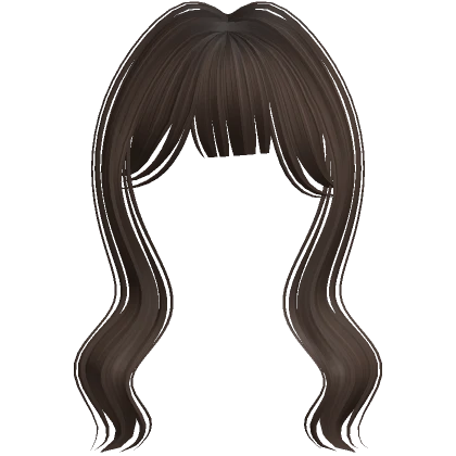 Cute Mystique Long Soft Bangs (Brown)