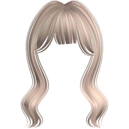 Cute Mystique Long Soft Bangs (Platinium)